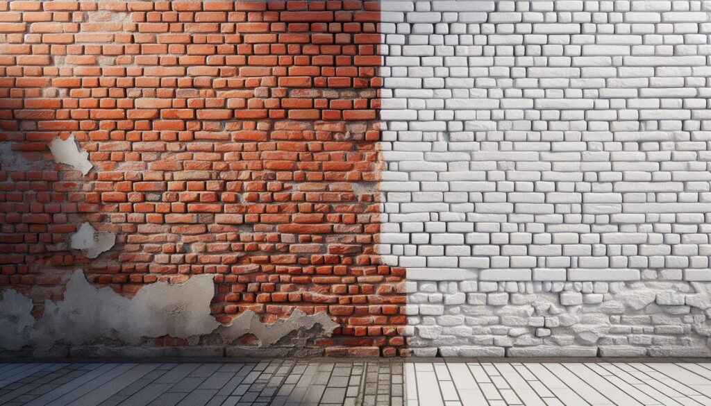 White Brick Stain